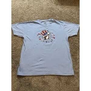 Adult Buc-ees Short Sleeve Graphic Shirt - 4th Of July - Large